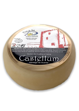 Queijo de Ovelha e Cabra Castellum de Leite Crú