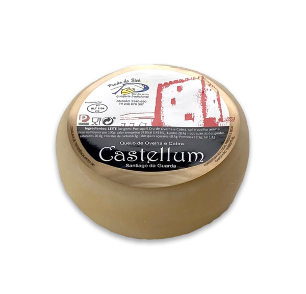 Queijo de Ovelha e Cabra Castellum de Leite Crú